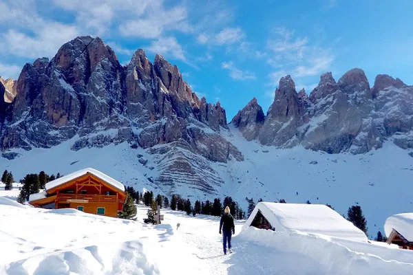 Dolomites Winter Hike & Sledding: Bolzano Adventure!