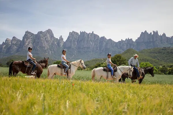 Montserrat Monastery Horseback Ride from Barcelona