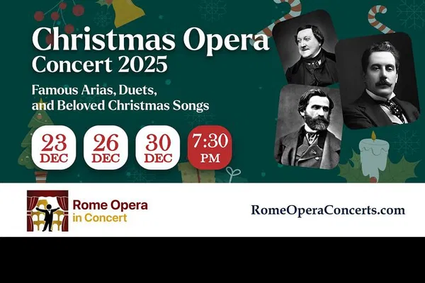 Rome Xmas Opera: Concert & Aperitif—Unforgettable Evening!