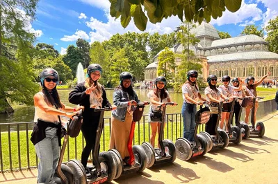 Glide Through Madrid's Green Heart: Retiro Park Segway Adventure