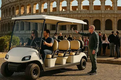 Rome After Dark: 2-Hour Golf Cart Night Tour