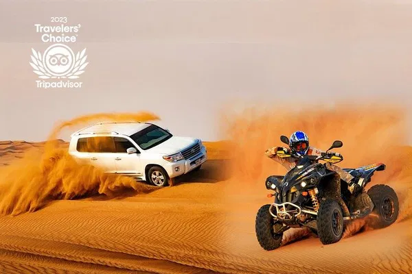 Thrilling Dubai Desert Safari: ATV Adventure, Cultural Shows & BBQ Feast!