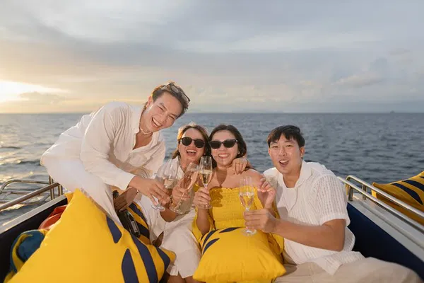 Krabi Sunset Cruise: 4 Islands Luxury Catamaran