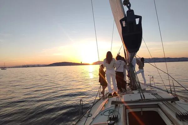 Barcelona Sailboat Tour: Swim, Snacks & Sunset Views!