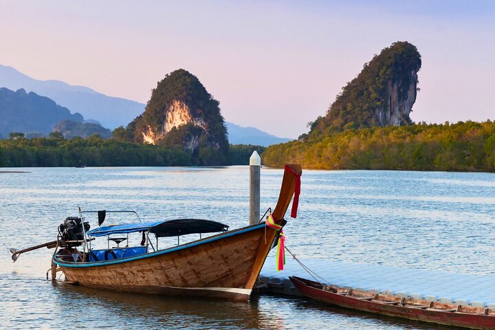 Krabi's Hidden Gems: Mangrove Boat Trip & Cave Exploration with Seafood Lunch