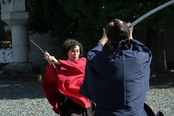 Kyoto: Samurai Swordplay at Historic Temple!