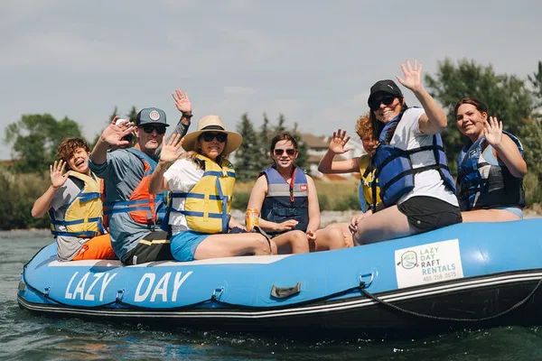 Calgary River Rafting: Private Self-Guided Tour