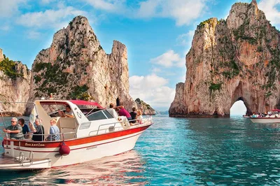 Capri's Coastal Charms: A Semi-Private Boat Adventure