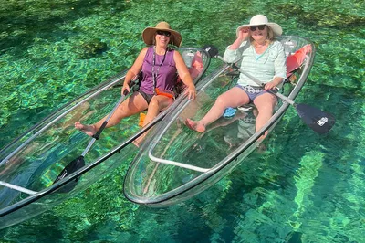 Glide Through Crystal River: A Clear Kayak Manatee Adventure with Free Photos!