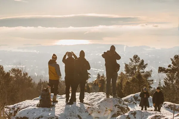 Oslofjord Winter Hike: Snowy Forest Adventure with City Views!