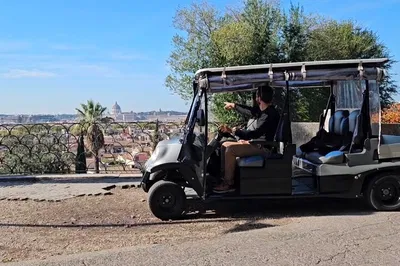 Rome Golf Cart Tour: Street Food & Eternal City Wonders!