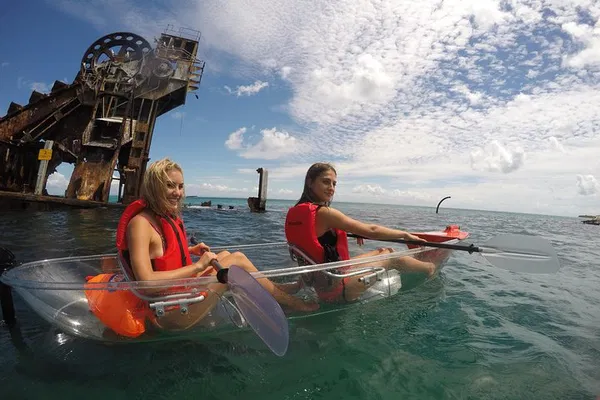Moreton Island Adventure: Kayak, Snorkel & Sandboard!