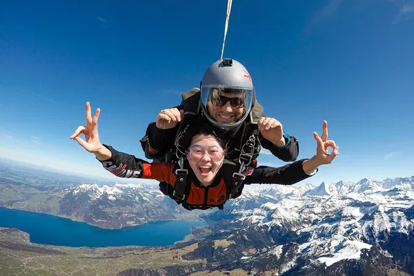 Conquer the Swiss Alps: Zurich to Interlaken Skydiving Adventure!