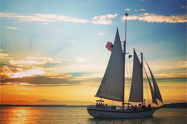 Seattle Sunset Sail: Views, Nature & Cannon Fire!