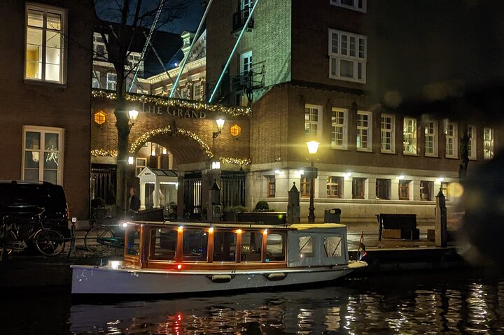 Amsterdam Light Festival: A Private Canal Cruise with Festive Cheer