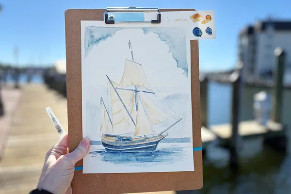 Annapolis Watercolor Class: Paint Your Sailing Souvenir!