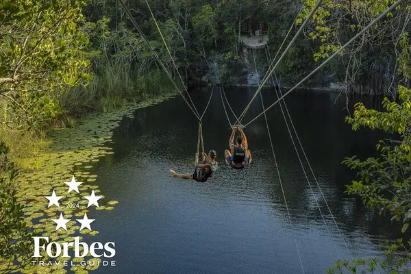 Xcaret Cenotes Tour: Rappel, Zipline & Mayan Lunch!