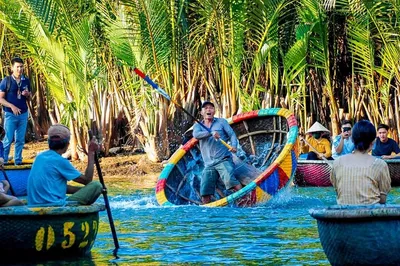 Hoi An: Basket Boat Ride in Cam Thanh Coconut Forest