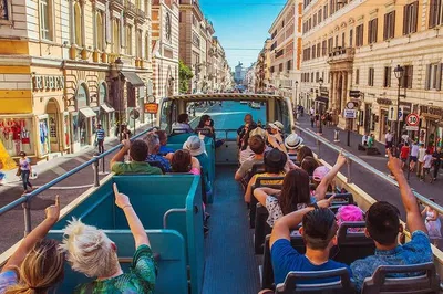 Rome's Iconic Views: Panoramic Bus & Colosseum Arena Adventure