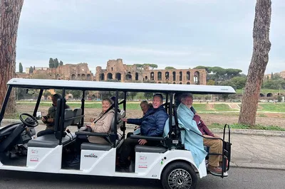 Rome on Wheels: Discover Iconic Landmarks & Hidden Gems by Golf Cart!