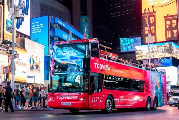 NYC Night Lights: TopView Bus Tour - Unforgettable Views!