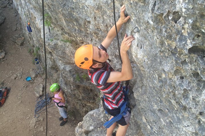Conquer Austin's Cliffs: Guided Rock Climbing Adventure!