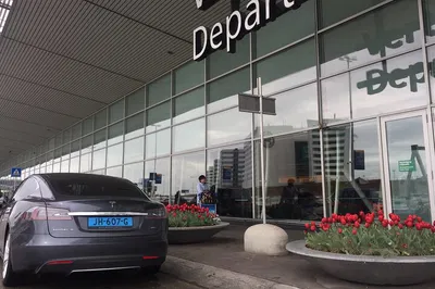 Eco-Friendly Transfer: Delft to Schiphol Airport in Electric Premium Comfort