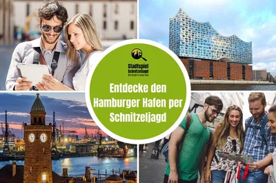 Explore Hamburg's Harbor: An Independent Scavenger Hunt Adventure!