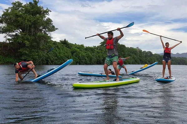 Glide into Adventure: Private SUP Lesson in Kanchanaburi's Waters