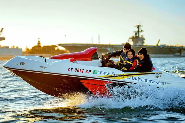 Unleash Your Inner Captain: San Diego Harbor Speed Boat Adventure!