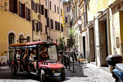 Discover Rome's Charm: Private Golf Cart Excursion from Civitavecchia