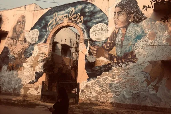 Unveiling Delhi's Canvas: A Bohemian Street Art Adventure