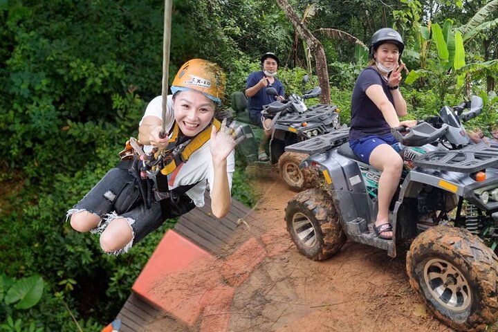 Phuket's Thrilling ATV & Zipline Adventure: Unleash Your Inner Daredevil!