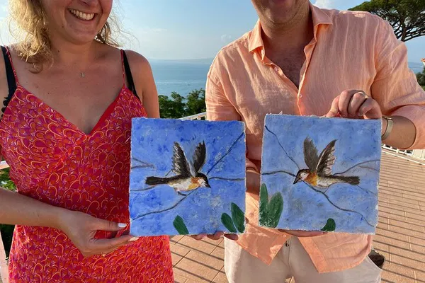 Sorrento Coast Fresco Art: Paint, Sip, & Sea Views!