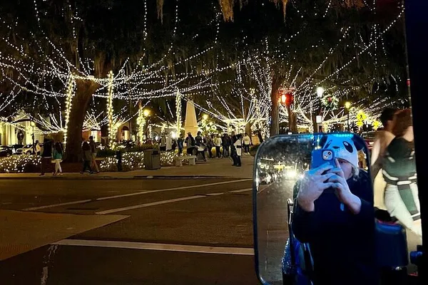 St. Augustine Nights of Lights: Golf Cart Magic!