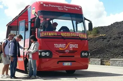 Etna's Majesty: A Panoramic Bus Adventure Through Sicilian Landscapes