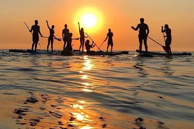 Barcelona Paddle Surf: Sunset, Sunrise, or Full Moon!