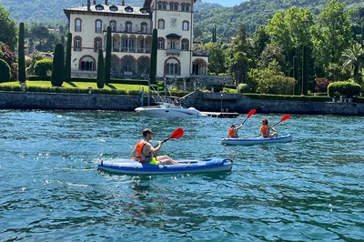 Glide on Lake Como: Kayak Adventure from Bellagio's Shores
