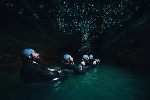 Waitomo's Black Water Rafting: Glowworm Adventure in Ruakuri Caves