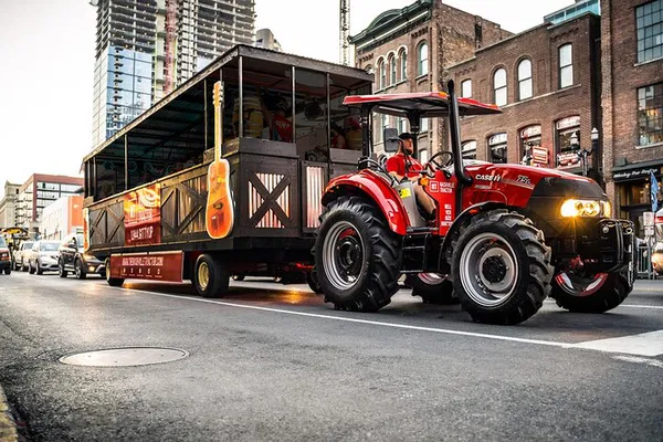 Nashville's Pedal-Powered Party: Downtown Tractor Tour!