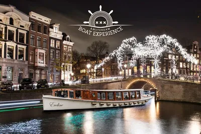 Amsterdam Light Festival: Sparkling Canal Cruise Aboard a Cozy Saloon Boat