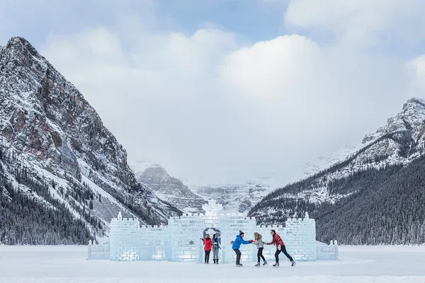 Banff's Winter Wonderland: Explore Lake Louise & Johnston Canyon