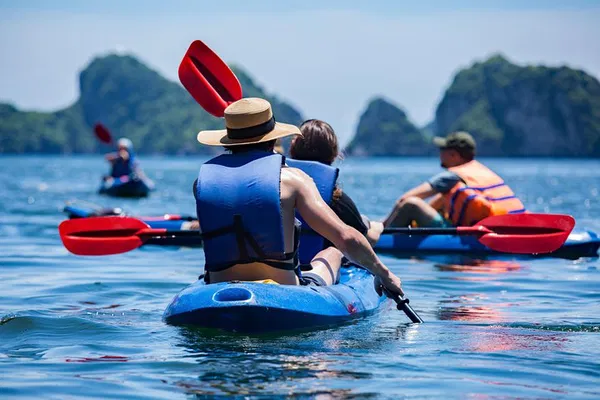 Explore Hidden Lagoons: Unforgettable Kayaking Adventure in Lan Ha Bay
