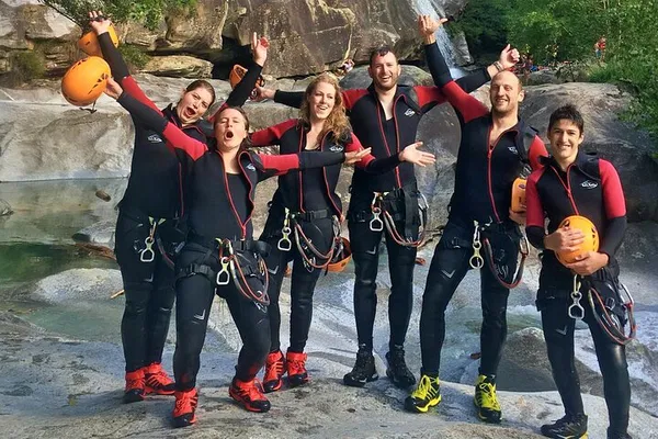 Conquer Ticino's Canyons: Beginner-Friendly Canyoning Adventure!