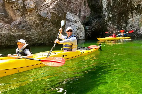 Kayak Emerald Cave: Vegas Transport & Desert Views!