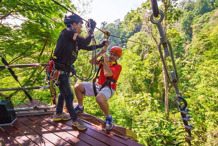 Conquer Phuket's Canopy: Zipline Adventure with 32 Thrilling Platforms