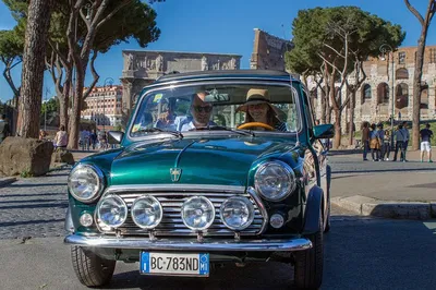 Rome Aperitivo Adventure: Zip Through History in a Classic Mini Cooper!