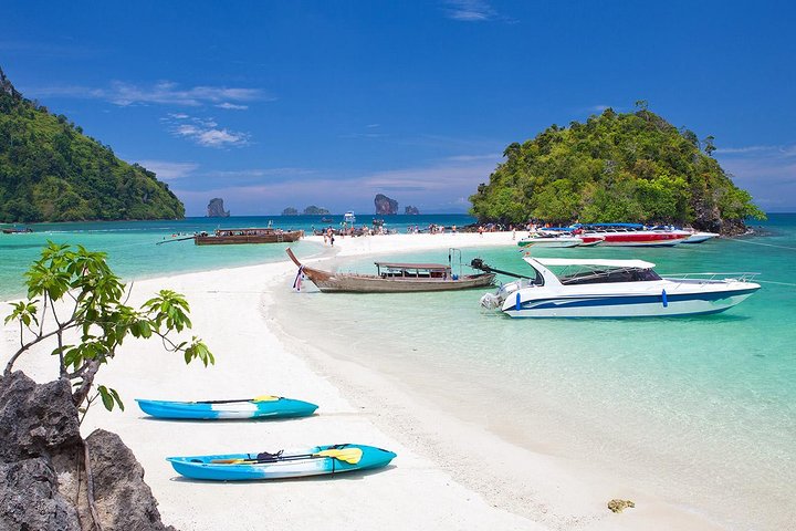 Discover Krabi's Paradise: 4 Islands Adventure Awaits!