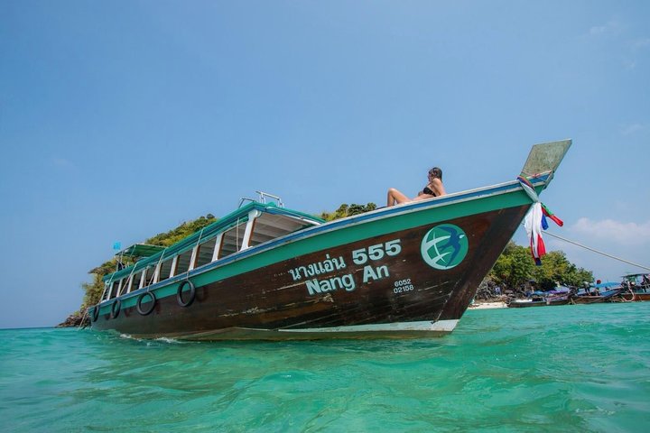 Krabi's 4 Island Adventure: A Big Longtail Boat Excursion