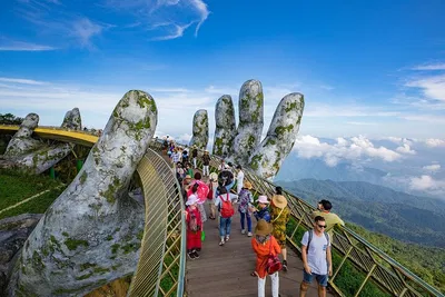 Ascend to Wonder: Golden Bridge & Ba Na Hills Adventure from Da Nang